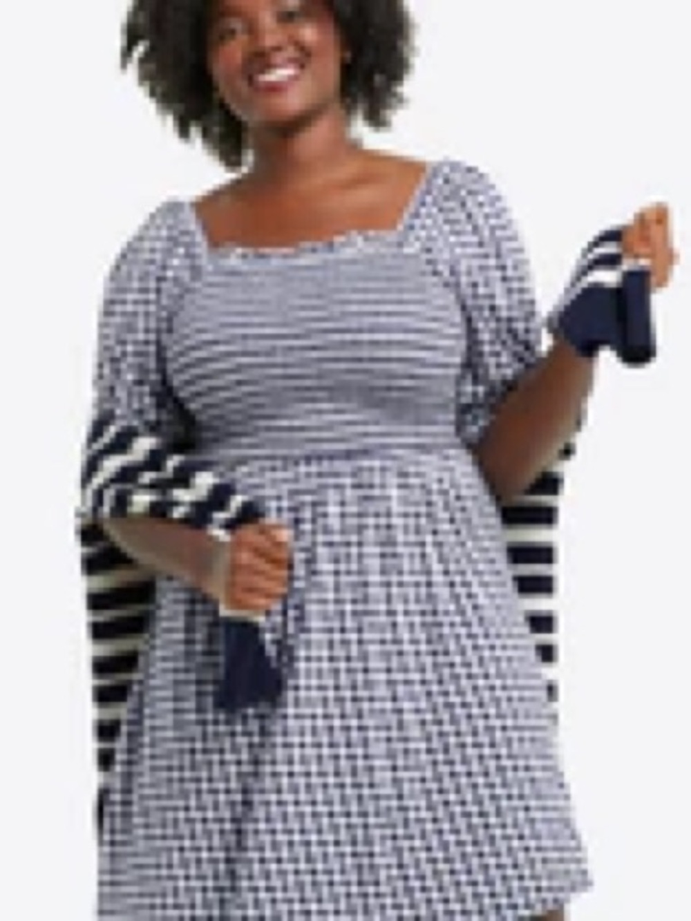 Draper James Jo Dee Dress in Gingham